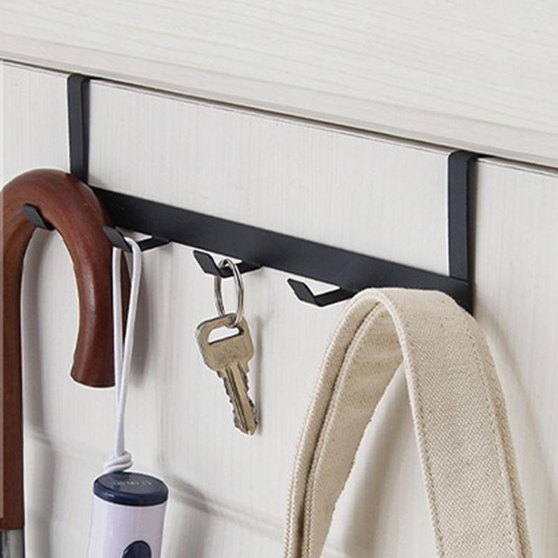 5 Hooks Bathroom Organizer Rack for Home and Kitchen