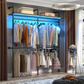 Aheaplus Industrial Pipe Clothing Rack