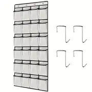 Over the Door Shoe Organizer, 24 Pockets