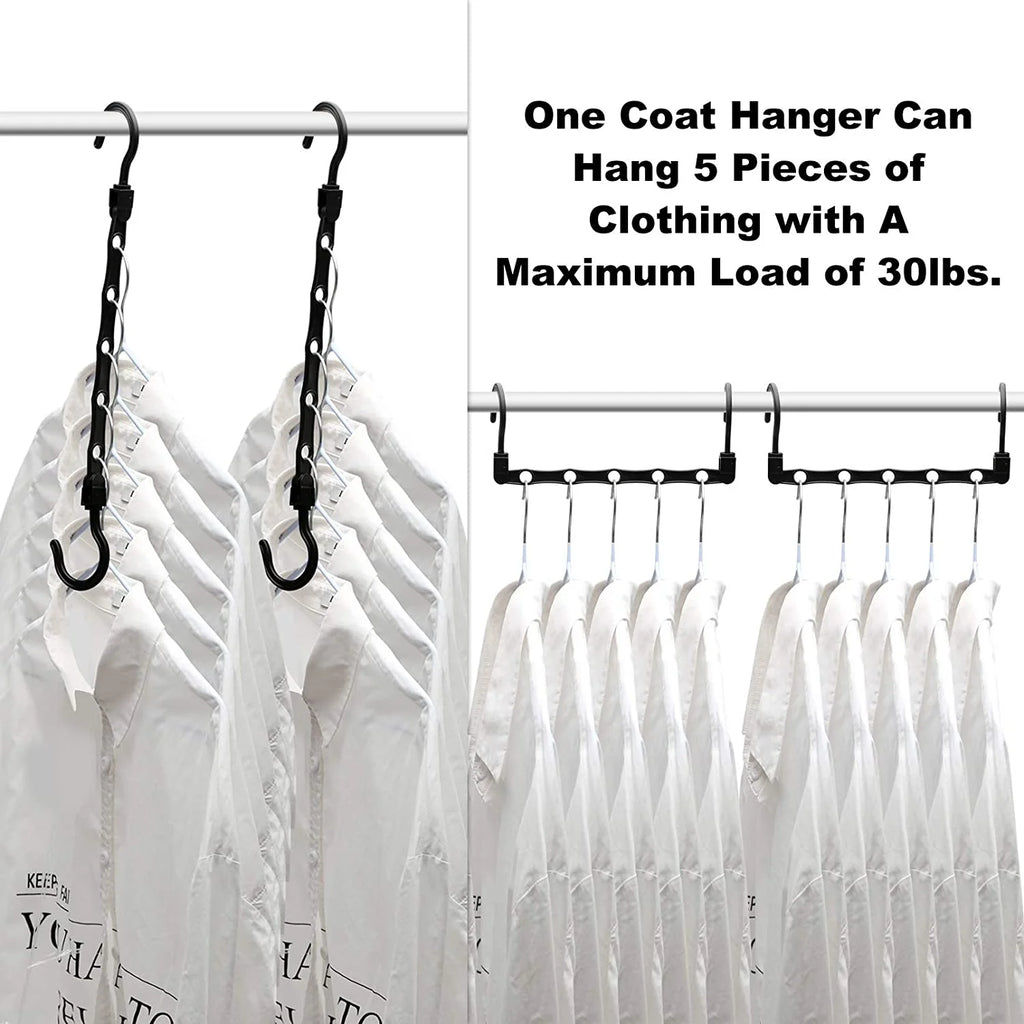 12 Pack-Closet-Organizers-And-Storage, Magic-Hangers-Space-Saving-For-Clothes, Closer-Organizer-For-Closet-Organization, Space-Saver-Hanger-Organizer-For-Multipurpose, Dorm-Room-Essentials