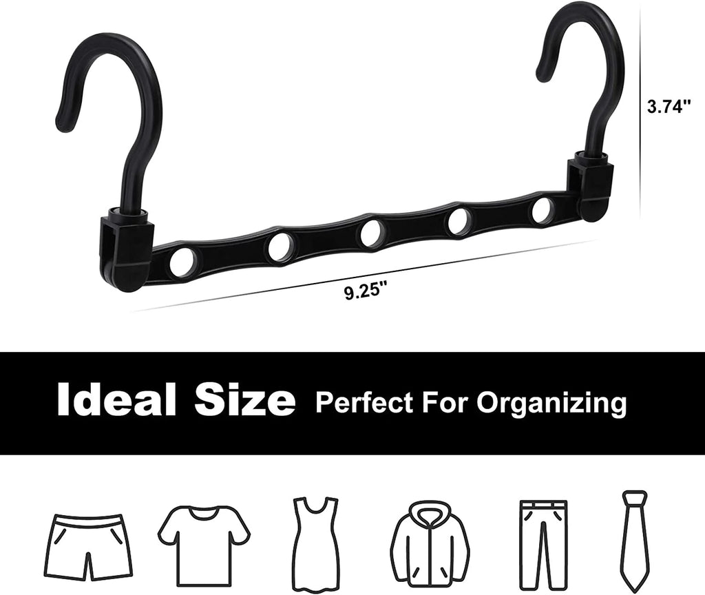 12 Pack-Closet-Organizers-And-Storage, Magic-Hangers-Space-Saving-For-Clothes, Closer-Organizer-For-Closet-Organization, Space-Saver-Hanger-Organizer-For-Multipurpose, Dorm-Room-Essentials