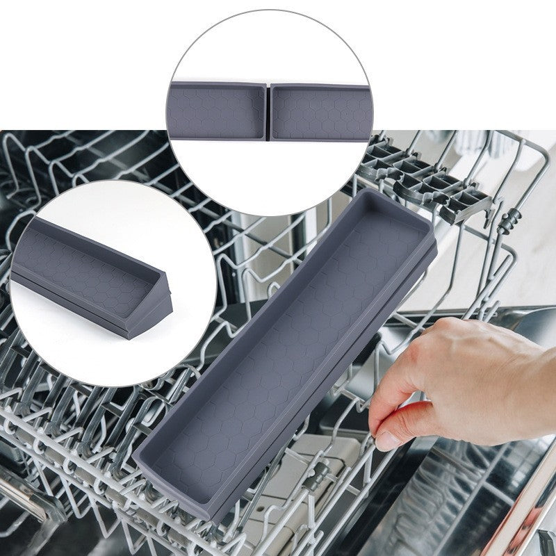 Silicone Stove Mat and Spice Rack Organizer Combo