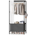 Portable Closet,  Portable Wardrobe Storage Closet, Clothes Storage Cabinet with Curtain, for Bedroom, Clothes Room, Black