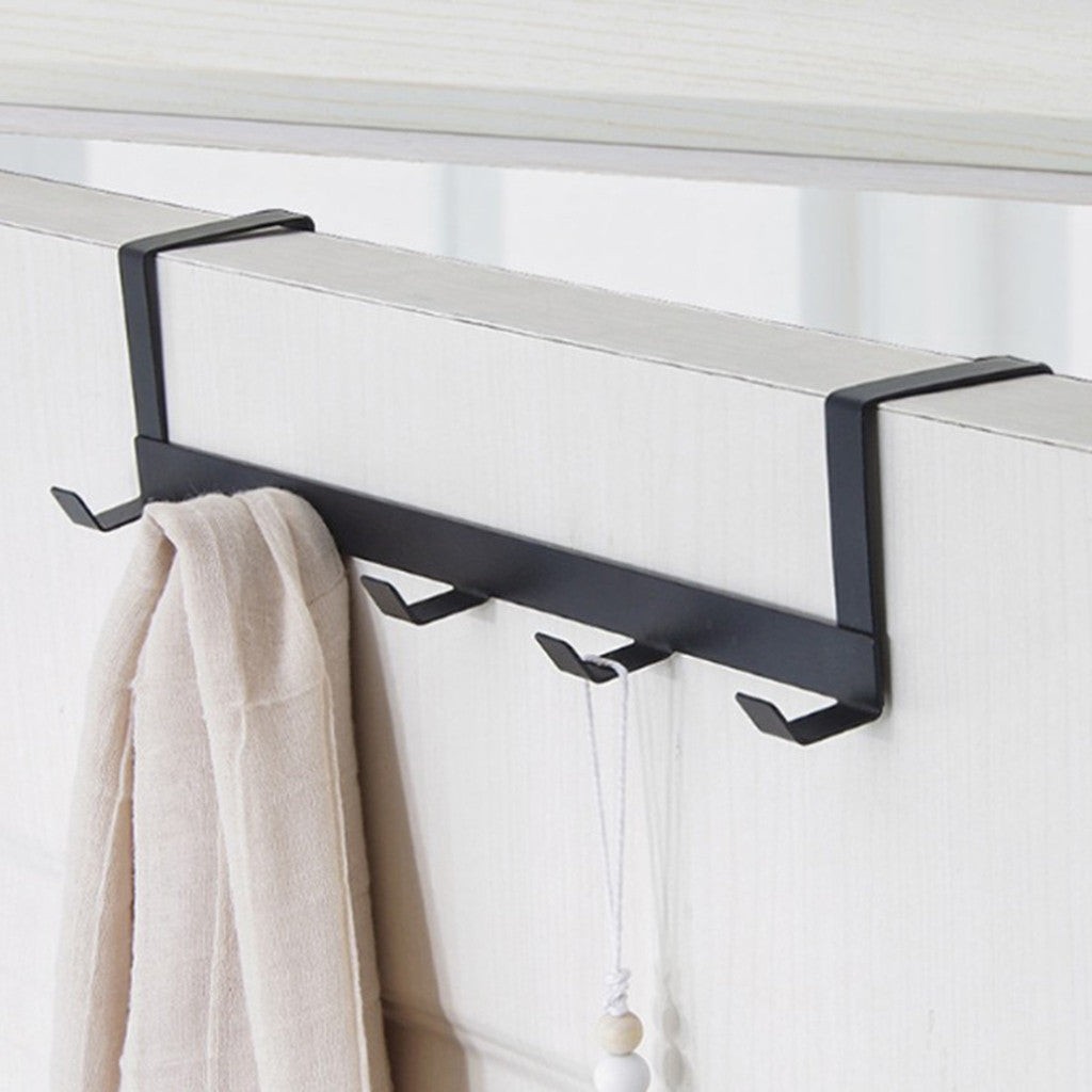 5 Hooks Bathroom Organizer Rack for Home and Kitchen